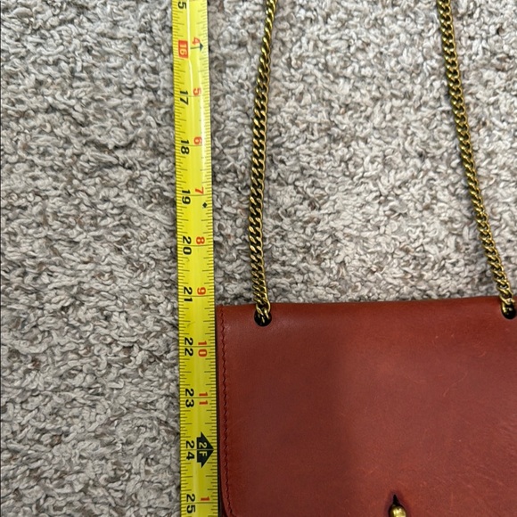 Madewell NWT aElegant Brown Leather Crossbody Bag - Picture 14 of 14
